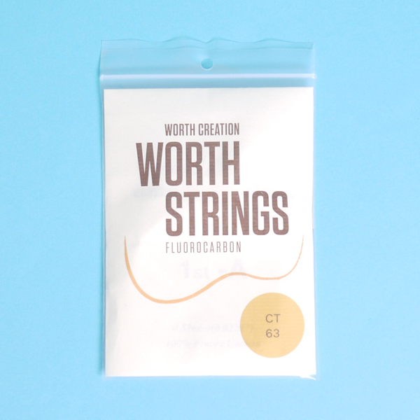 Worth CT Clear Ukulele Strings - Double Pack Tenorสายอูคูเลเล่ ยี่ห้อ เวิร์ท ซีที