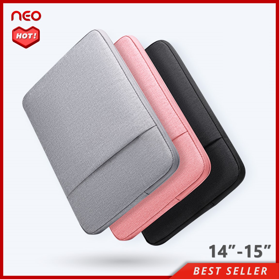 NEO เคสโน๊ตบุ๊ค soft case กระเป๋าโน๊ตบุ๊ค 14นิ้ว เคสMacbook  ซองใส่โน๊ตบุ๊ค ซองแล็ปท็อป กันน้ำ ป้องกันรอยขีดข่วน Laptop Bag Macbook Case 14 inch