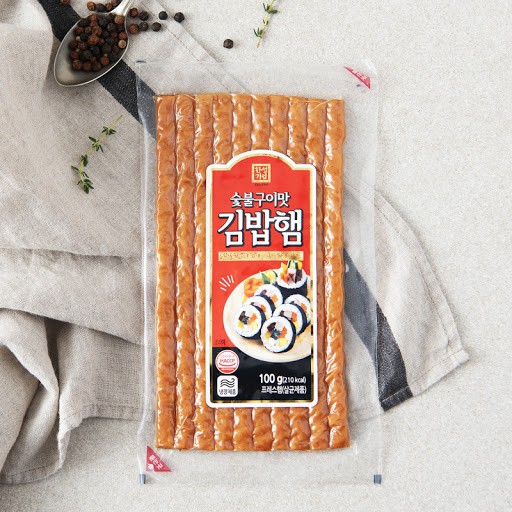 แฮมเกาหลี แฮมเส้นสำหรับทำคิมบับ 김밥햄 Korean Ham for kimbap 100g-1kg