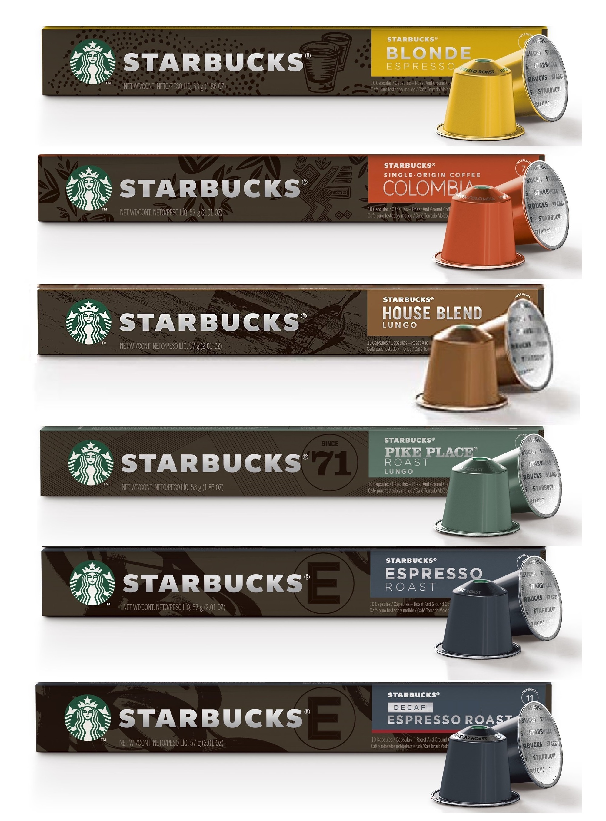 โปรโมชั่น ของแท้ 100 นำเข้าจากยุปโรป Starbucks Coffee Capsule 100 Aluminum Capsule สำหรับ