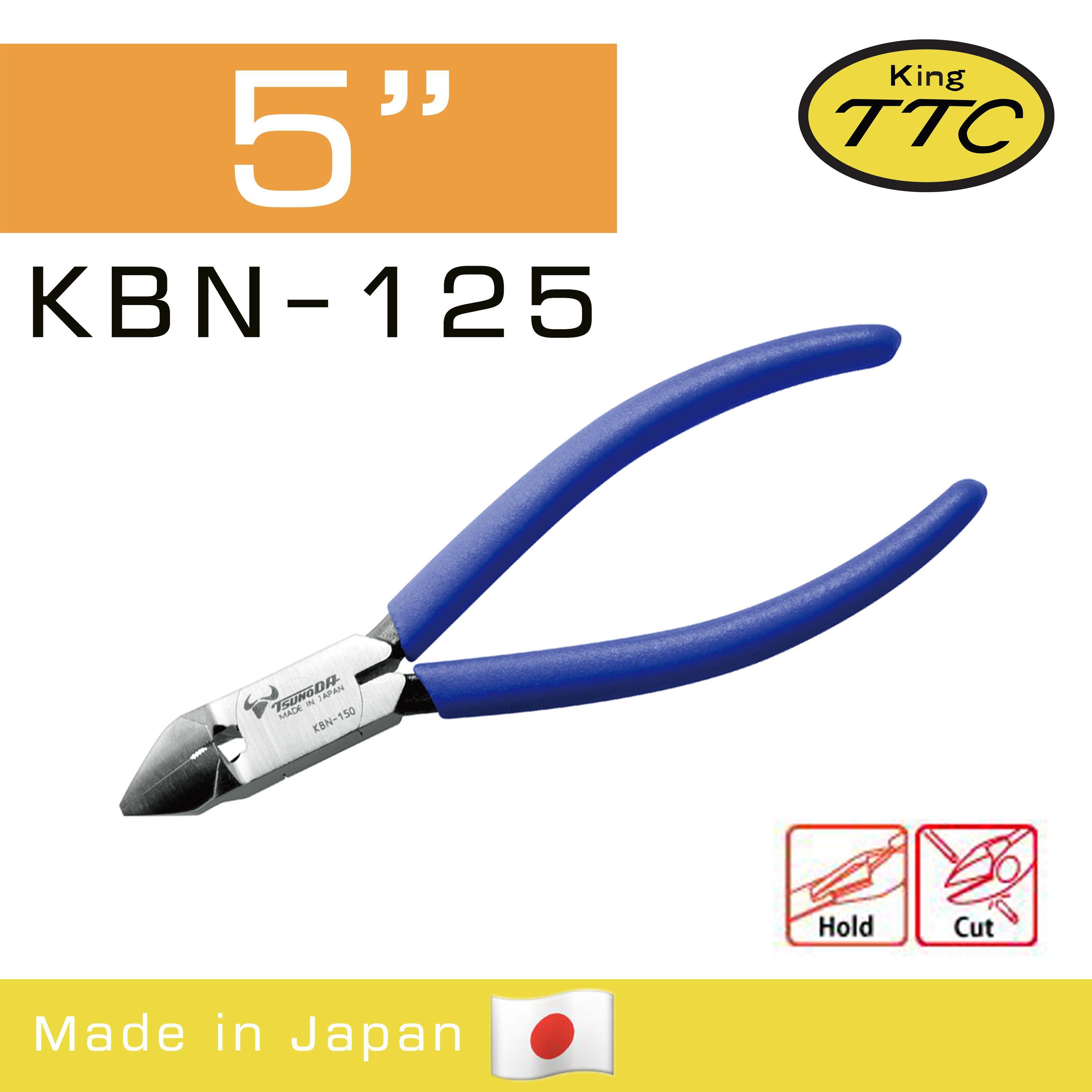 King TTC คีมตัดสายเคเบิลไทร์ (cable tire) KBN (2 ขนาด: เลือกได้ตอนสั่งซื้อ) สี 5 นิ้ว KBN-125 สี 5 นิ้ว KBN-125