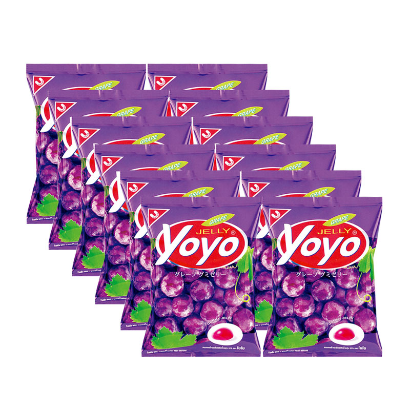 YoYo Jelly โยโย่ เยลลี่เจลาติน รสอุง่น 20 กรัม แพ็ค 12 ซอง Lazada.co.th