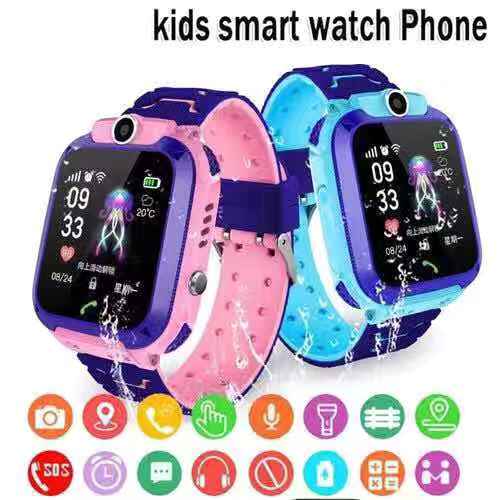 Q12 สมาร์ทวอท์ชปอนด์เด็ก SmartWatches นาฬิกาข้อมือเด็ก 1.44 นิ้วกันน้ำแชทด้วยเสียง GPS ตัวติดตามตำแหน่งตัวค้นหา Anti Lost Monitor Smartwatch นาฬิกาโทรศัพท์ smart watch สมาร์ทวอทช์ นาฬิกาออกกำลัง สายรัดข้อมือ นาฬิกาสมาทวอช