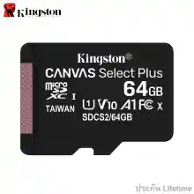 ภาพขนาดย่อของภาพหน้าปกสินค้าKingston microSD Card 64GB Canvas Select Plus Class 10 UHS-I 100MB/s (SDCS2/64GB) + SD Adapter ประกัน Lifetime Synnex จากร้าน Actioncam Thailand บน Lazada ภาพที่ 4