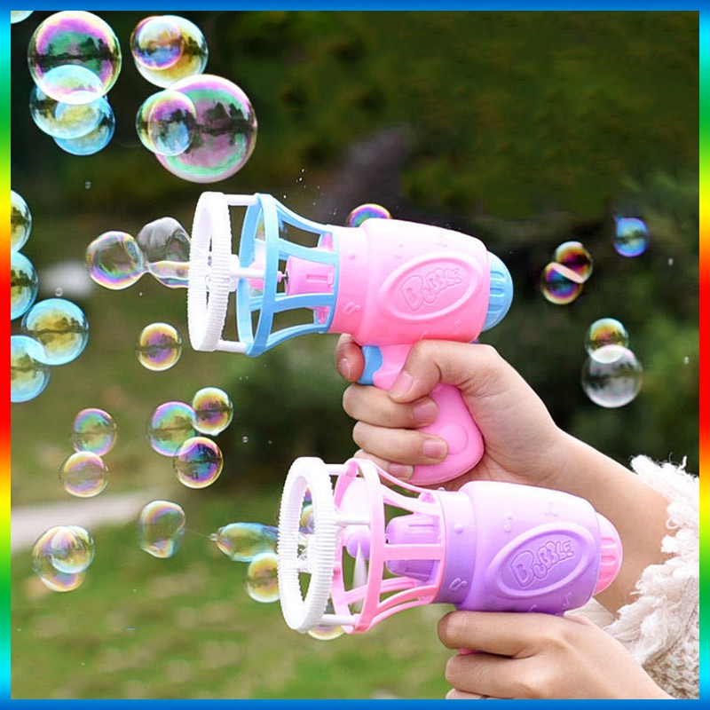 ❣  เครื่องเป่าฟองมือถือของเล่นเด็กเครื่องเป่าฟองอัตโนมัติของเล่นเด็กผู้หญิงกันน้ำ