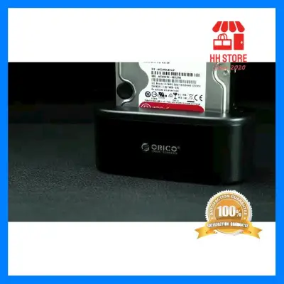 คุณภาพดี ORICO 6218US3 HDD Docking USB3.0 โอริโก้ด๊อกกิ้ง สำหรับ HDD/SSD 2.5/3.5'' SATA 1Bay (ไม่รวมHdd) สีดำ ด่วน ของมีจำนวนจำกัด