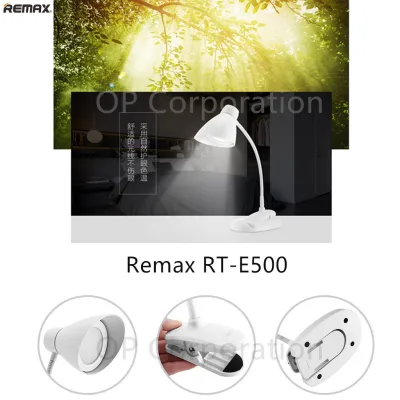 แท้ 100% Remax RT-E500 โคมไฟ LED 2 in 1 ตั้งโต๊ะได้และหนีบได้