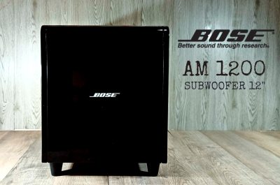 ดูภาพ BOSE AM1200 Subwoofer ลำโพงซับวูฟเฟอร์ทรงพลังกระหึ่มดอกซับ12นิ้วให้ความสะเทือนมีแอมป์ในตัว(ฟรีค่าจัดส่ง) <br/>เพิ่มเติม BOSE AM1200 Subwoofer ลำโพงซับวูฟเฟอร์ทรงพลังกระหึ่มดอกซับ12นิ้วให้ความสะเทือนมีแอมป์ในตัว(ฟรีค่าจัดส่ง)