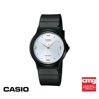 casio white analog watch