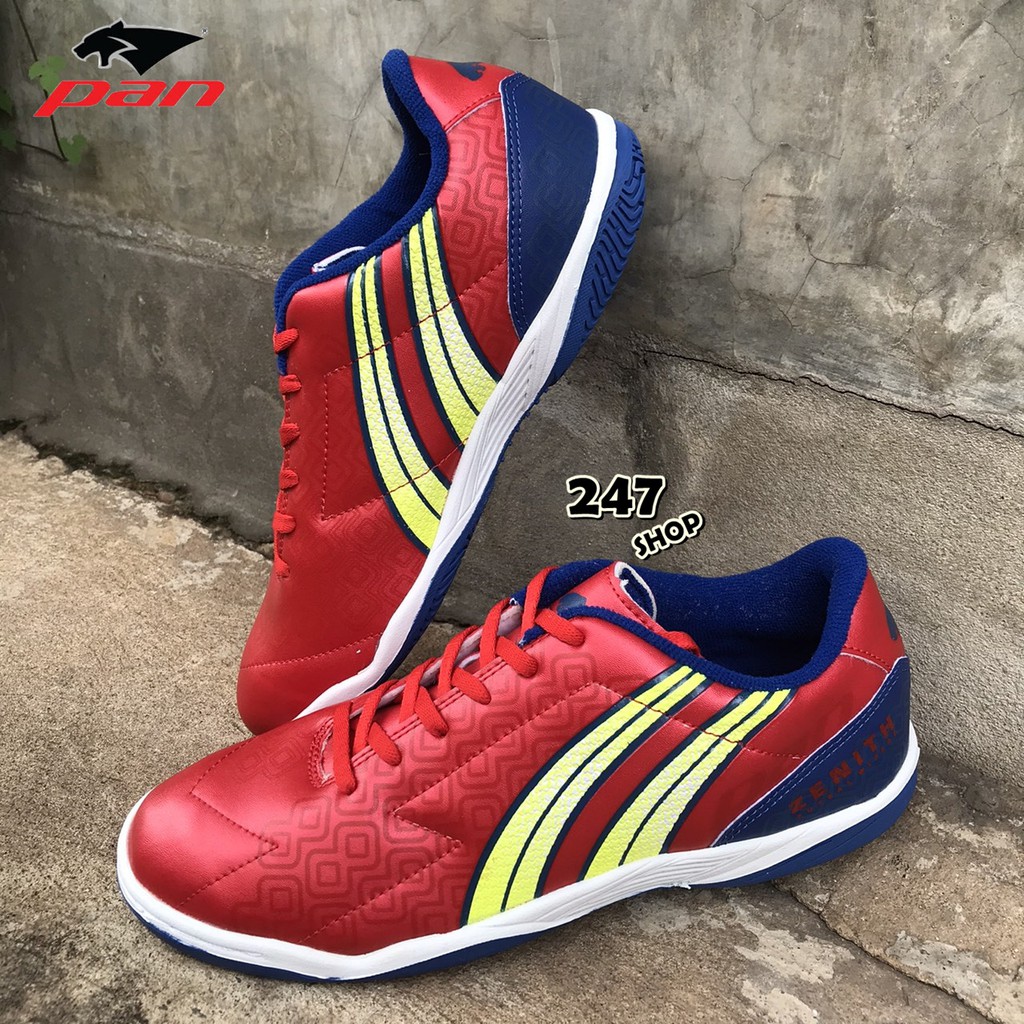 รองเท้าฟุตซอลแพน รองเท้าฟุตซอล รองเท้าฟุตซอลPAN Futsal Shoes Zenith PF-14X3-RY พร้อมส่ง