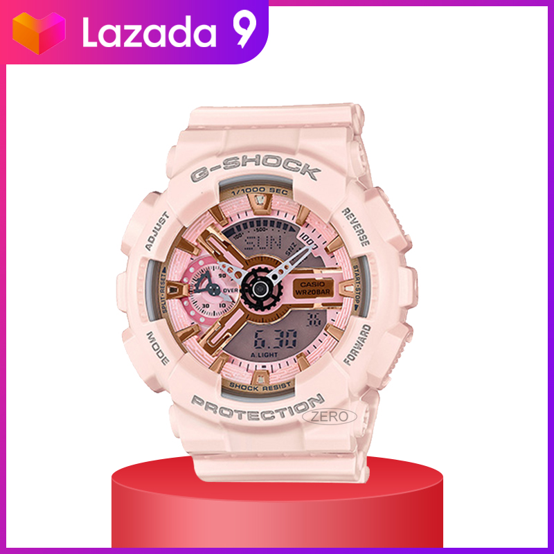 Casio G-Shock นาฬิกาข้อมือผู้หญิง สายเรซิ่น รุ่น GMA-S110MP-4A1 (Pink)