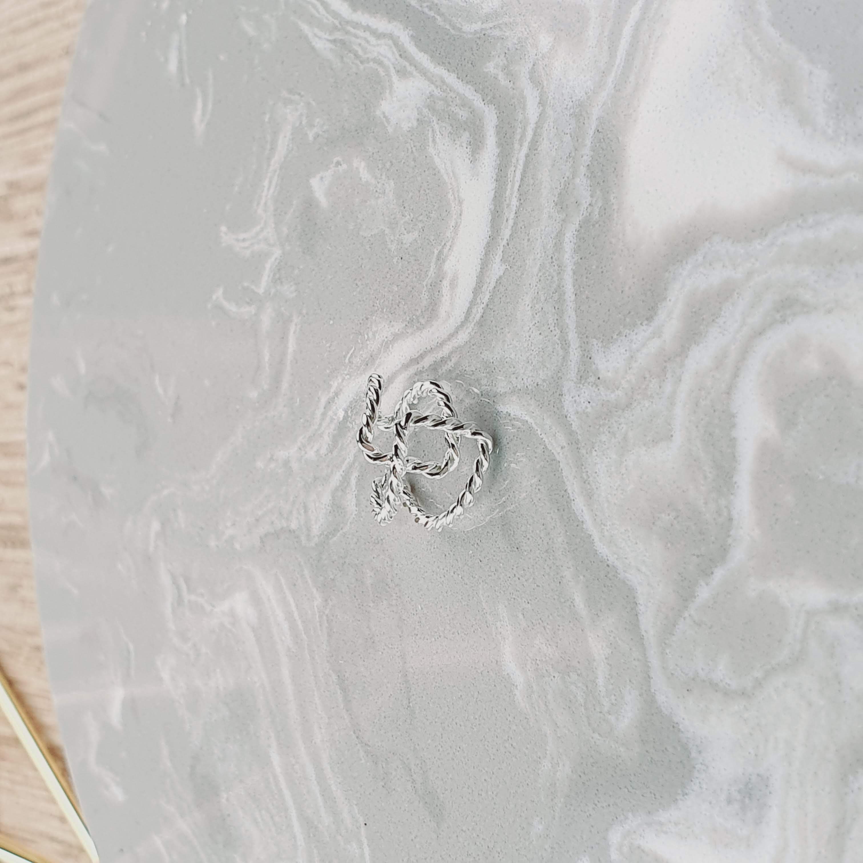 Chi.bkk Double twisted tapered earcuff sterling silver 92.5% (price per piece) l RC-9 earcuff เงินแท้ 92.5% (ราคาต่อชิ้น )