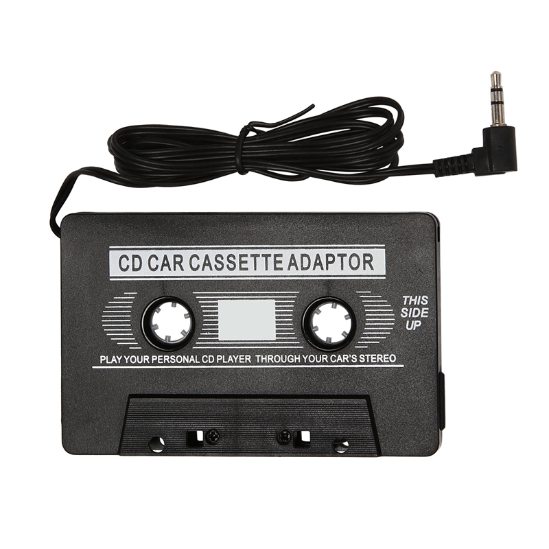 3.5mm aux car audio cassette tape adapter transmitters for mp3 for ipod cd md iphone