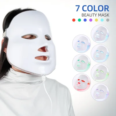 Facial LED Beauty Mask Wrinkle Removal Electric Device PDT Photon Skin Rejuvenating Beauty Machine Anti-Aging Therapy
