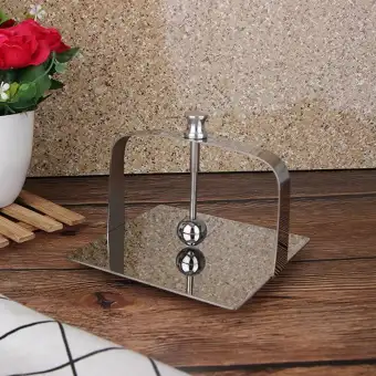 1pcs Napkin Dispenser Practical Stainless Steel Countertop Napkin