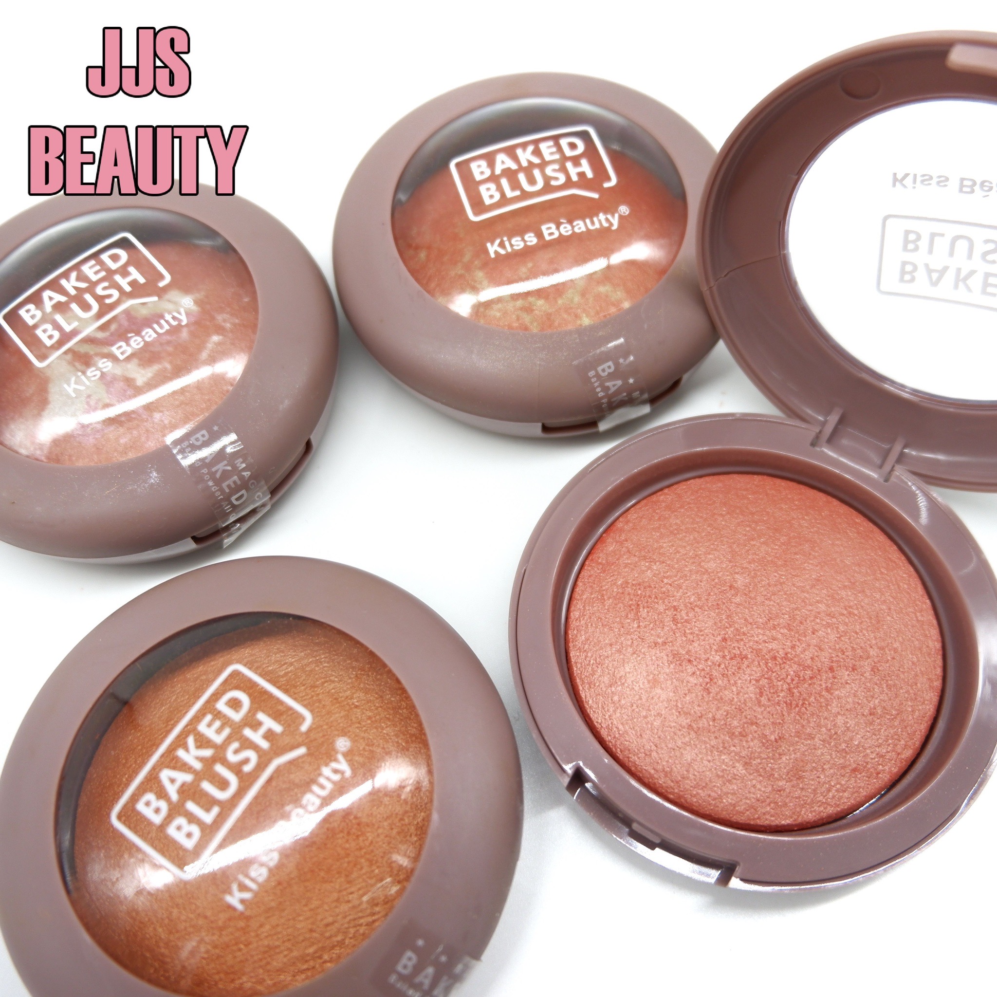 Kiss Beauty Baked Blush บลัชออน เนื้อเนียน เม็ดสีชัด เกลี่ยง่าย ติดทน