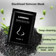 ภาพขนาดย่อของภาพหน้าปกสินค้าLANBENA Blackhead Remover Mask 5g.มาส์กลอกสิวโคลนมาร์คหน้าถ่านดำลอกสิวเสี้ยนโคลนลอกสิวเสี้ยนครีมลอกสิว-0113 จากร้าน ROSLA บน Lazada ภาพที่ 2