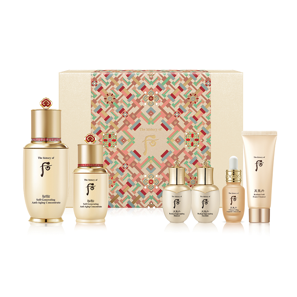 Set Spécial Anti-âge The History Of Whoo Bichup - Concentré Auto-générant, Corée