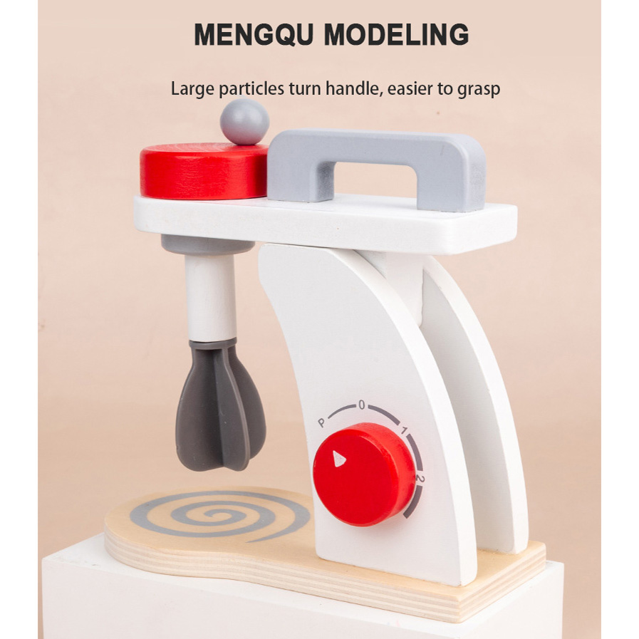 New Baby Wooden Pretend Play Sets Simulation Toasters Bread Maker