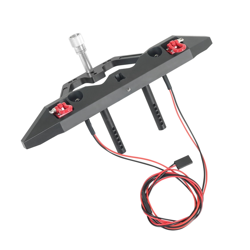 Parachoqu delantero de Metal RC Rock para coche 1/10 RC Crawler Axial SCX10 TRX4 D90 CC01