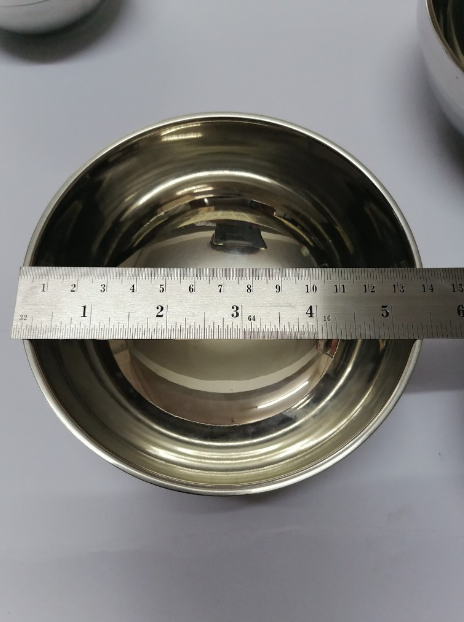 <ลด50%>ถ้วยข้าวเกาหลี ถ้วยซุป ถ้วยข้าวต้ม ถ้วยนึ่ง  ถ้วยลึก กันความร้อน สแตนเลสอย่างหนา 11.5/12/13/14/15/16/18/20/22/24/26CM. สี ขนาดสินค้า 14 cm สี ขนาดสินค้า 14 cm