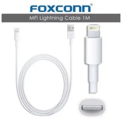 พร้อมส่ง !!!Foxconn สายชาร์จสำหรับ ไอโฟน ของแท้:: สายชาร์จสำหรับ i Phone lightning อุปกรณ์ชาร์จมือถือ