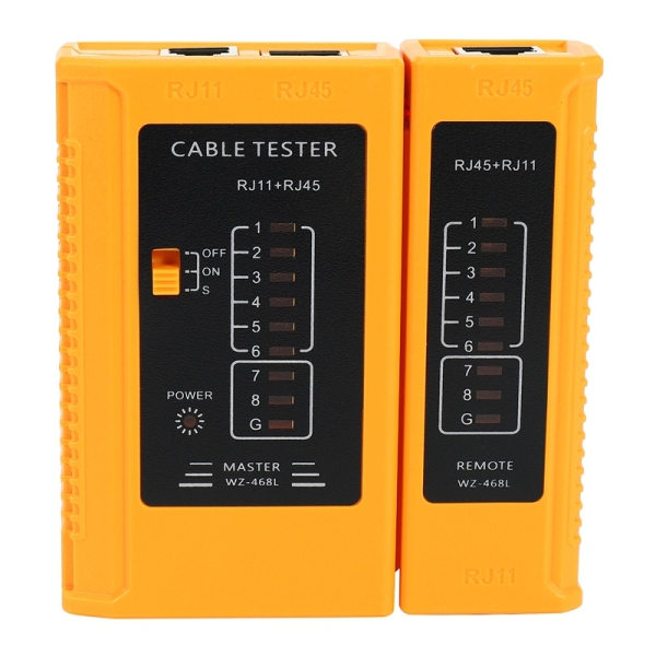 Network Cable Tester Test Tool RJ45 RJ11 RJ12 CAT5 CAT6 UTP USB LAN Wire Ethernet Cable Tester(Battery Not Included)