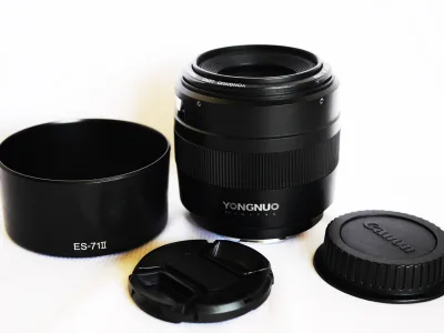 For Canon EF YongNuo YN 50mm f1.4 Lens, 50mm F/1.4, AF/MF Standard Normal Prime Lens Fixed Focal Camera Lens for Canon EF-mount