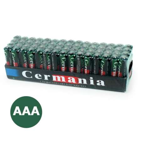 Telecorsa ถ่าน แบตเตอรี่  AAA แพ็ค 60 ชิ้น Cermania  รุ่น Cermania-AAA-00f-Song