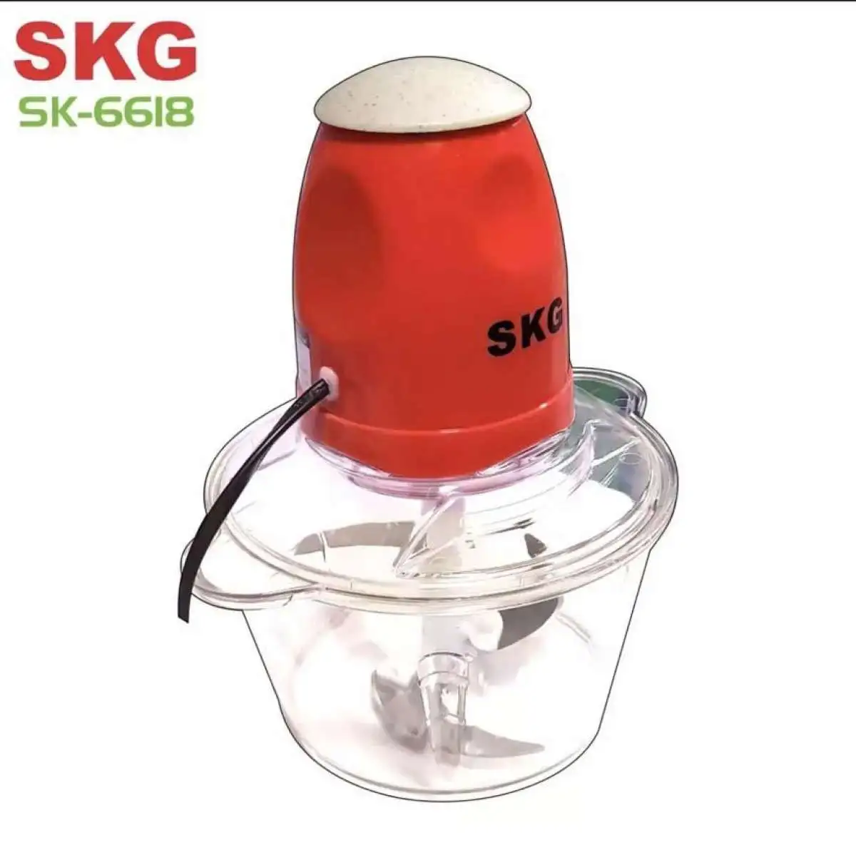 SKG เครื่องบด-สับ รุ่น SK-6618 ไฟฟ้า เครื่องบดสับ เครื่องปั่น ผสมอาหาร เครื่องบดสับอเนกประสงค์ ของแท้ 100%!!! จัดส่งฟรี!