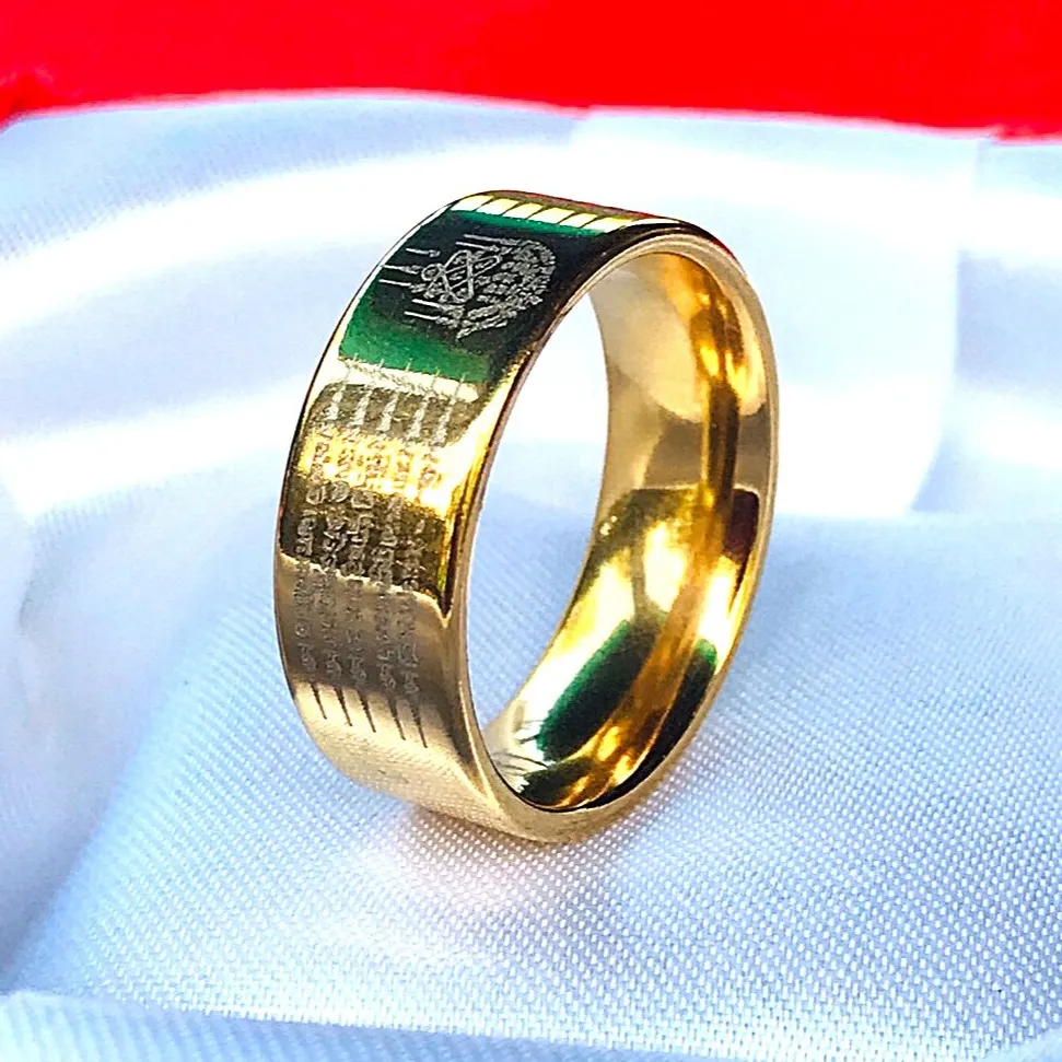 แหวนยันต์ห้าแถว ยันต์ห้าแถว แหวนทอง แหวนพระ แหวนมงคล แหวนนำโชค แหวน แหวนสีทอง แหวนมีคาถา แหวนเสริมดวง แหวนผู้หญิง แหวนผู้ชาย Buddha Ring