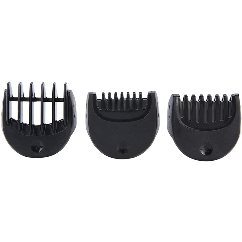 Beard Trimmer Head, Replacement Shaver Trimmer Head with 5-Piece 1/2/3/5/7Mm Guide Comb Trimming Set for Braun Series 3