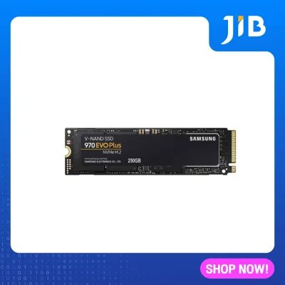 JIB JIB 250 GB SSD (เอสเอสดี) SAMSUNG 970 EVO PLUS PCIe/NVMe M.2 2280 (MZ-V7S250BW)
