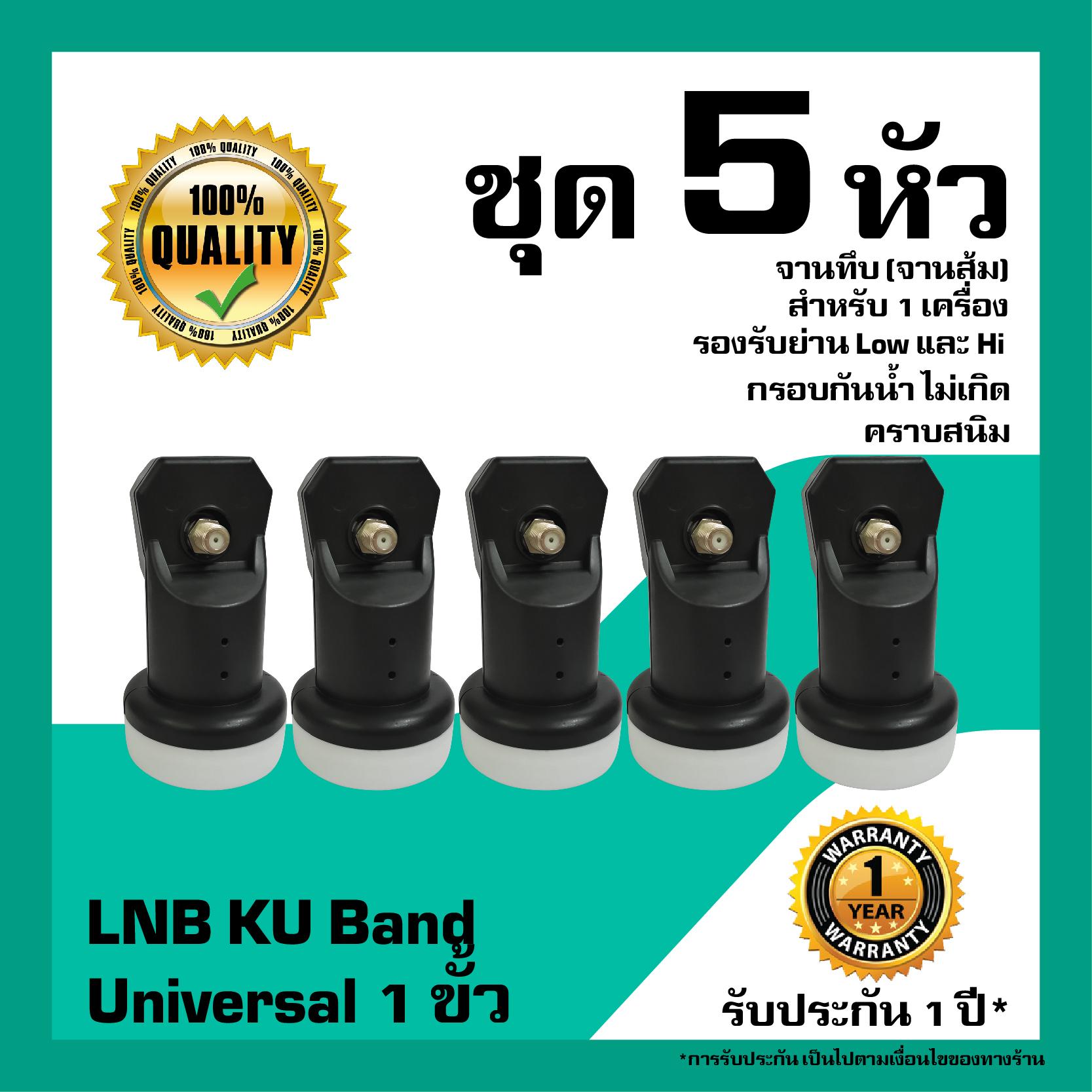 หัวรับสัญญาณดาวเทียม IPM LNB Universal 1 ขั้วอิสระ LNB KU Band สำหรับ ...