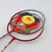 ภาพขนาดย่อของภาพหน้าปกสินค้าBOWANG ไม้แบด ไม้แบดมินตัน Badminton Racket Streel (XB-599) 1 คู่ จากร้าน Huasheng Store บน Lazada
