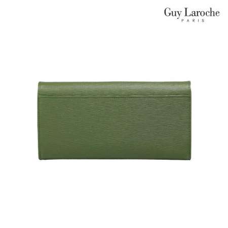 ราคาพิเศษ!! Guy Laroche กระเป๋าธนบัตรทรงยาว 2 พับ รุ่น SUBERBAN [ สีเขียว ] - AGP3683GRX แบรนด์ของแท้ 100% พร้อมส่ง ราคาถูก ลดราคา ใช้ดี คงทน คุ้มค่า หมวดหมู่สินค้า กระเป๋าผู้หญิง กระเป๋าสตางค์