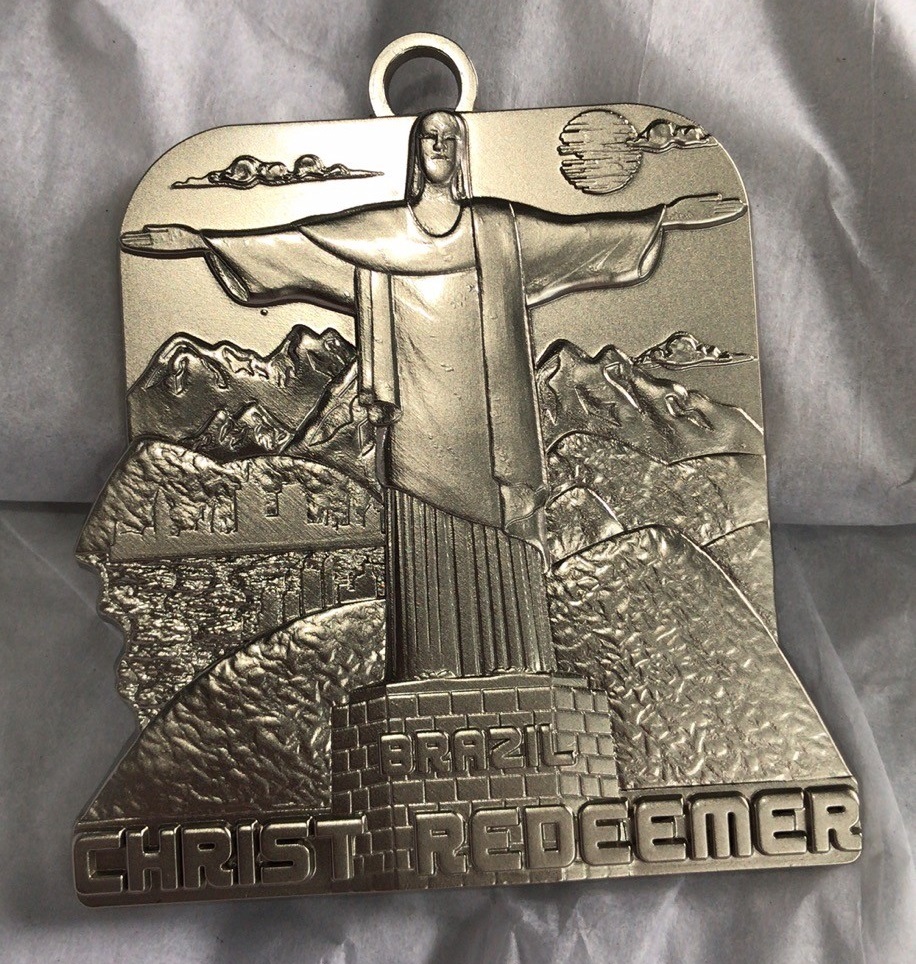 เยซูคริส (Christ Redeemer) - Virtual run งานวิ่ง วิ่งเอง วิ่งแถวบ้าน เหรียญวิ่ง เหรียญรางวัล เหรียญสร้างแรงบันดาลใจในการวิ่ง