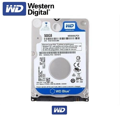 Western Digital 500GB WD5000LPCX 5400RPM SATA 2.5