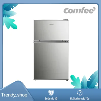 Comfee Refrigerator 3.1Q Comfee ตู้เย็น 2 ประตู ขนาด 3.1Q รุ่น RCT124LS1 ตู้เย็นขนาด3.1คิว ราคาถูก ดีไซน์สวย