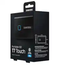 ภาพขนาดย่อของภาพหน้าปกสินค้าSamsung 1TB T7 Touch SSD USB3.2 (Black) จากร้าน Legend Thailand บน Lazada ภาพที่ 5