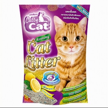 (DB85)Catty Cat ทรายแมว กลิ่นมะนาว10ลิตร