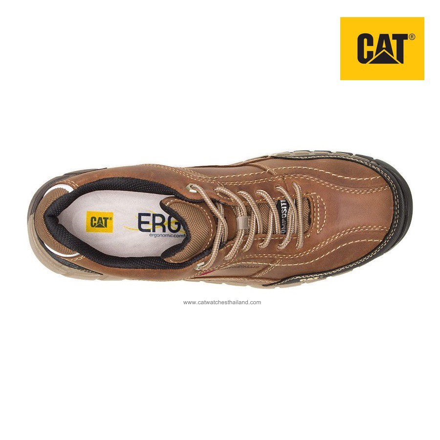 ส่งฟรี [เก็บCOD] CAT Caterpillar รองเท้าเซฟตี้ผู้ชาย Streamline Leather