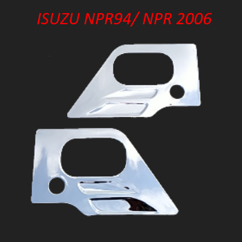 ชุดฝาครอบมือเปิดประตูนอก โครเมียม ISUZU NPR 94/ NPR 2006 ของแต่ง รถบรรทุก หกล้อ สี่ล้อ หัวกว้าง หัวแคบ อีซูซุ NPR NKR