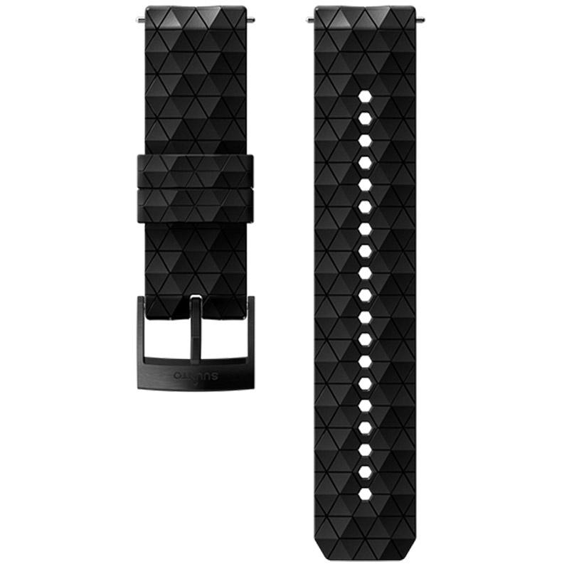 Suunto สายนาฬิกา Silicone Strap 24mm. Titanium - สำหรับรุ่น Spartan Sport Wrist HR, Suunto  / ของแท้ 100%