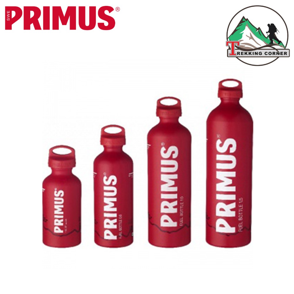ขวดน้ำมัน Primus Fuel Bottle สีแดง ฝา 2 ชั้น