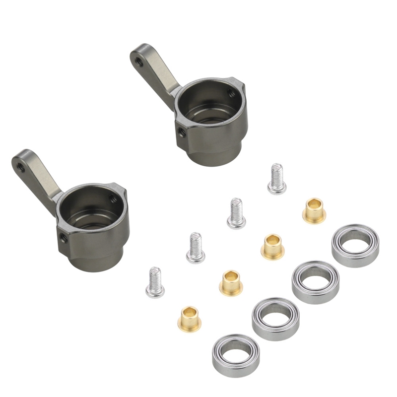 ShareGoo RC Metal Axle Gear Bridge & Steering Kit - For MN D90, D91, MN99, MN99S, FJ45 1/12 Scale RC Cars (Single Rear Axle)