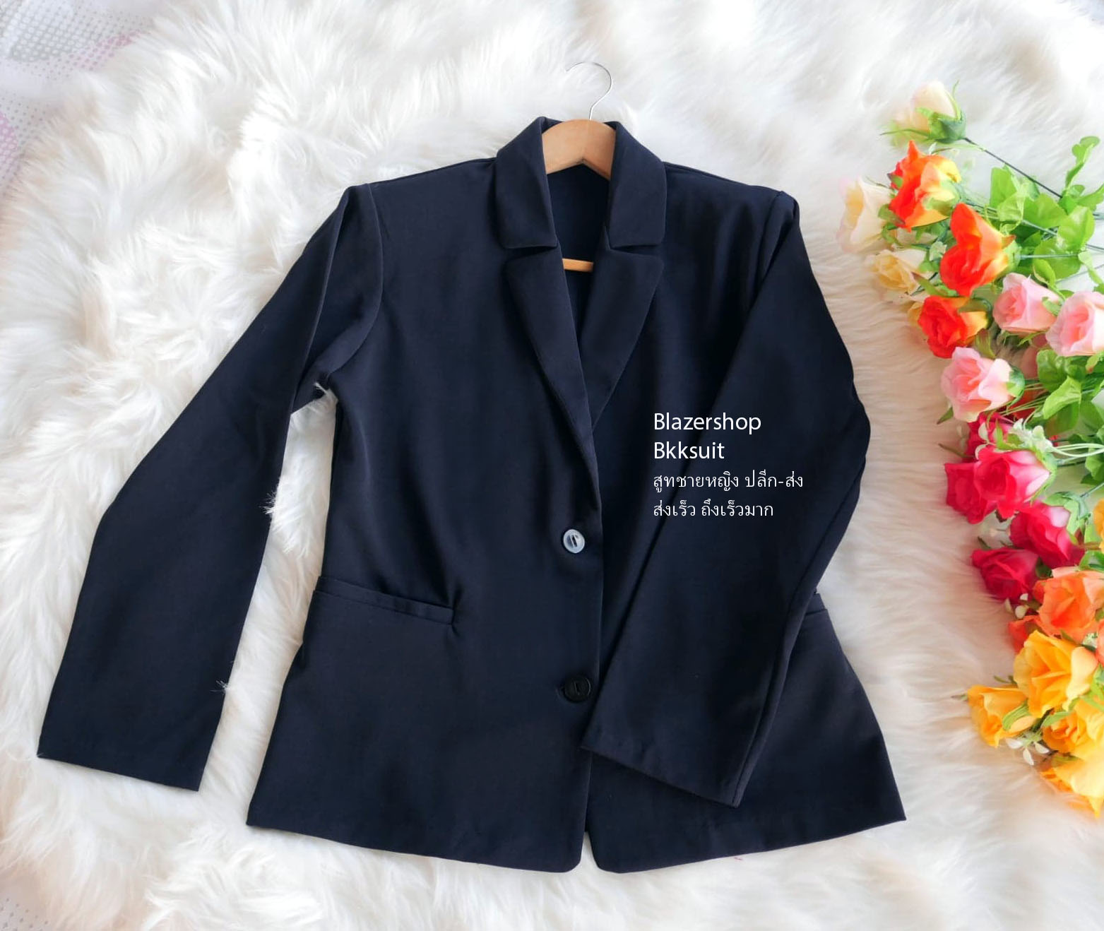 ((ส่งเร็วมาก))สูทผู้หญิง blazer ทรงสากลเนื้อผ้าดี S-10XL มีปลายทาง Big Size Blazer Suit Woman in stock!!!(กดสั่งไม่ได้สอบถามได้นะคะ)