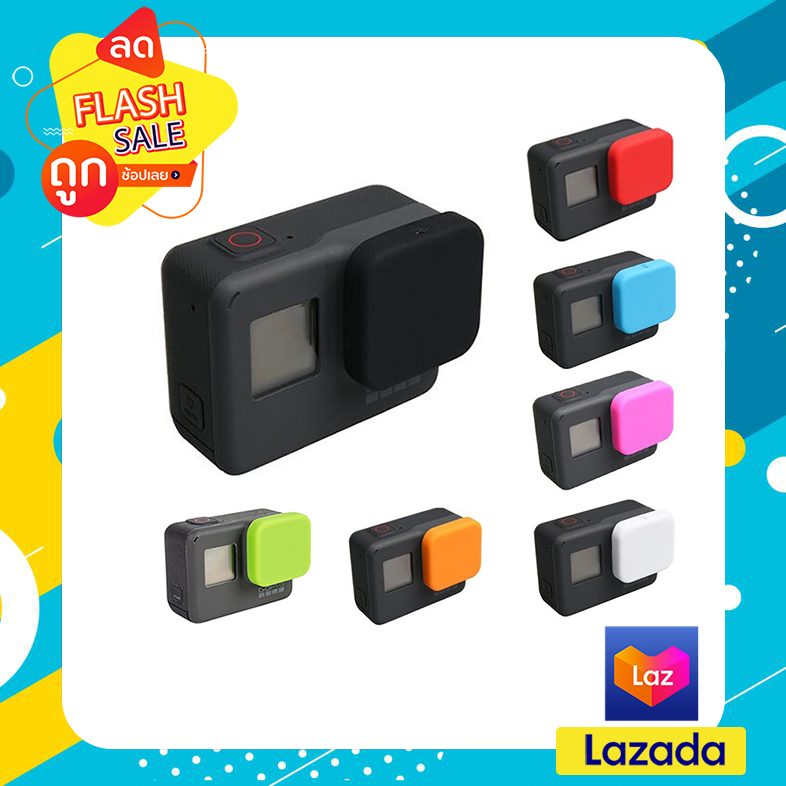 Gopro Hero 7 6 5 2018 ฝาปิดเลนส์ซิลิโคน