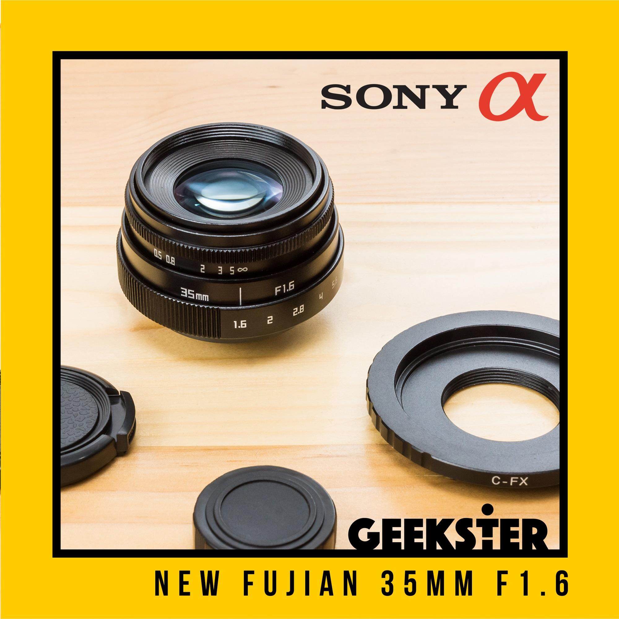 NEW Fujian 35 mm f1.6 ✨ สำหรับ Sony ( เลนส์หลังละลาย ) ( โบเก้หมุนวน ) ( เลนส์มือหมุน ) ( เลนส์ หน้าชัดหลังเบลอ ) ( เลนส์ละลาย ) ( สำหรับ กล้อง โซนี่ ) ( เมาท์ E , FE , NEX ) ( E , FE , NEX Mount ) ( 35mm 1.6 ) ( Geekster )