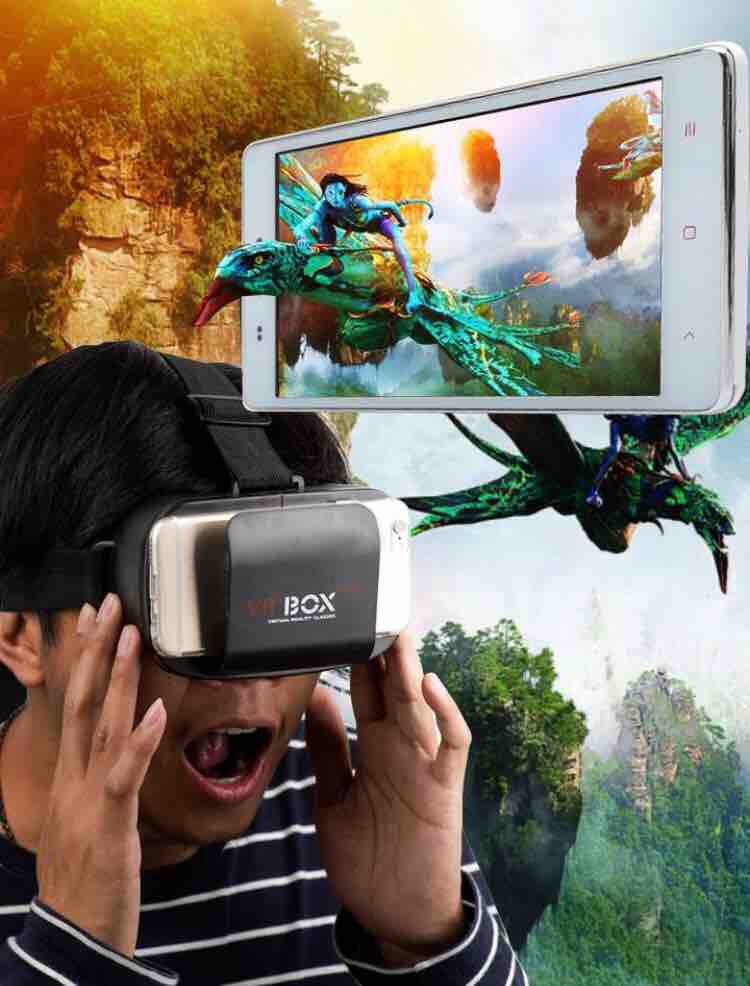 แว่น VR Box 3D Glasses แบบสามมิติ